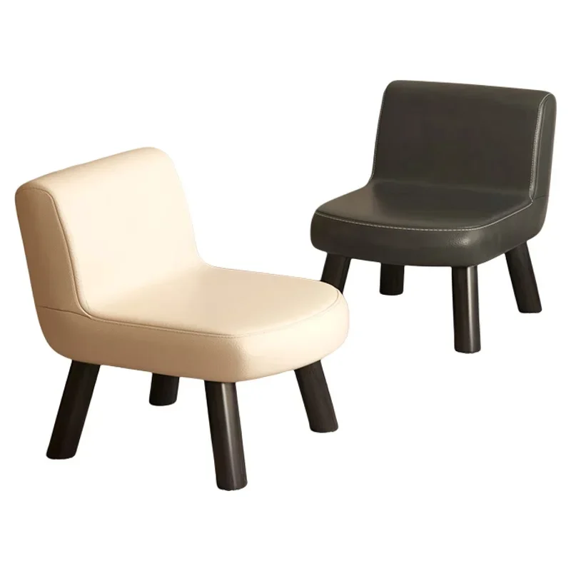 Small stool household living room coffee table seat stool backrest sofa chair adult light luxury durable soft bag low stool