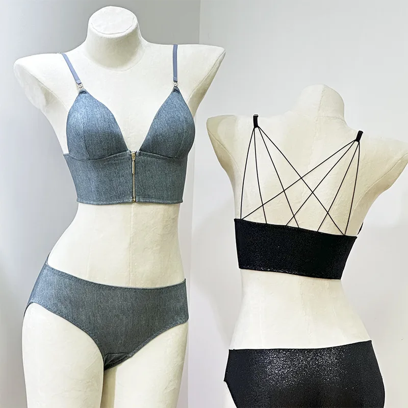 

Новый женский бюстгальтер с треугольными чашками во французском стиле с красивой спиной, тонкими бретелями, гладкой бесшовной застежкой спереди, жилет-бретелька, внутренняя часть