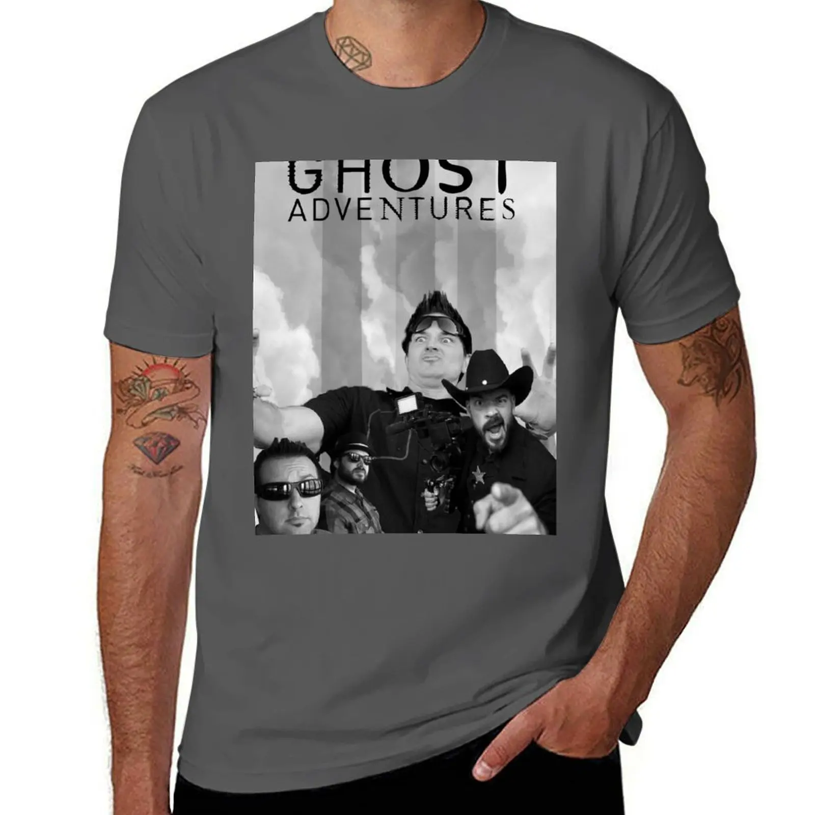 

GHOST ADVENTURES T-Shirt cotton t shirts high quality t shirts for man pack white T-Shirt