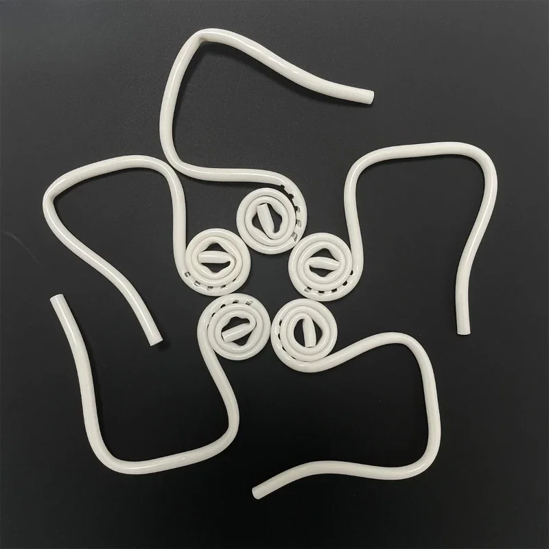 

100Pcs Dental Curly saliva Ejector Suction Tips Dentistry Clinic Surgical Dental Suction tube Dentist Tools Disposable aspirator