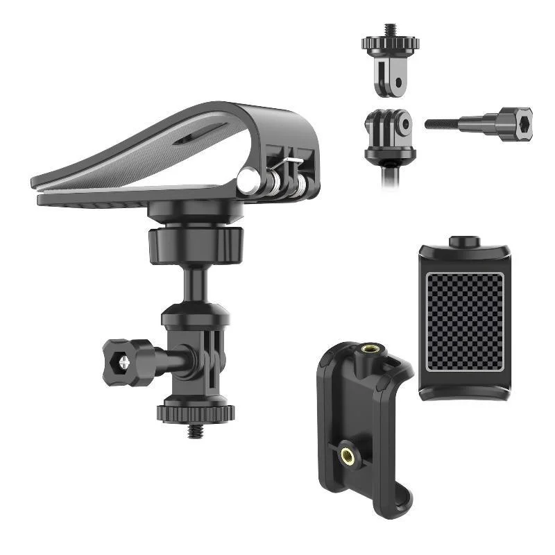 Car Mount For Action Camera Recording Sun Visor Action Cam Cradle Pov Auto Support For Insta360 Osmo AKASO