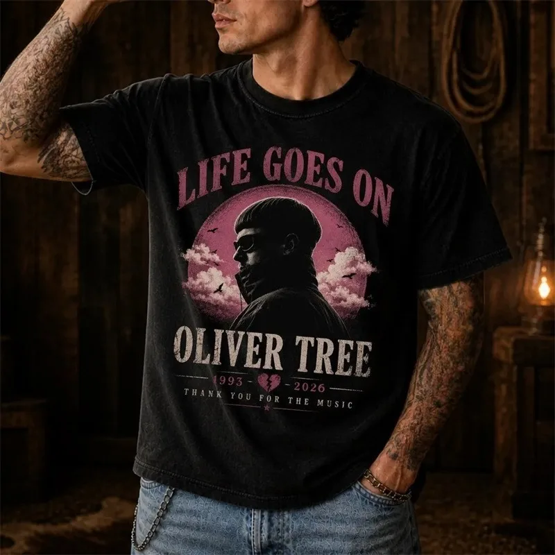 Oliver Tree Merch T-shirt Men Short Sleeve Tee Unisex Tops Clothes Causal Female Y2K Tops