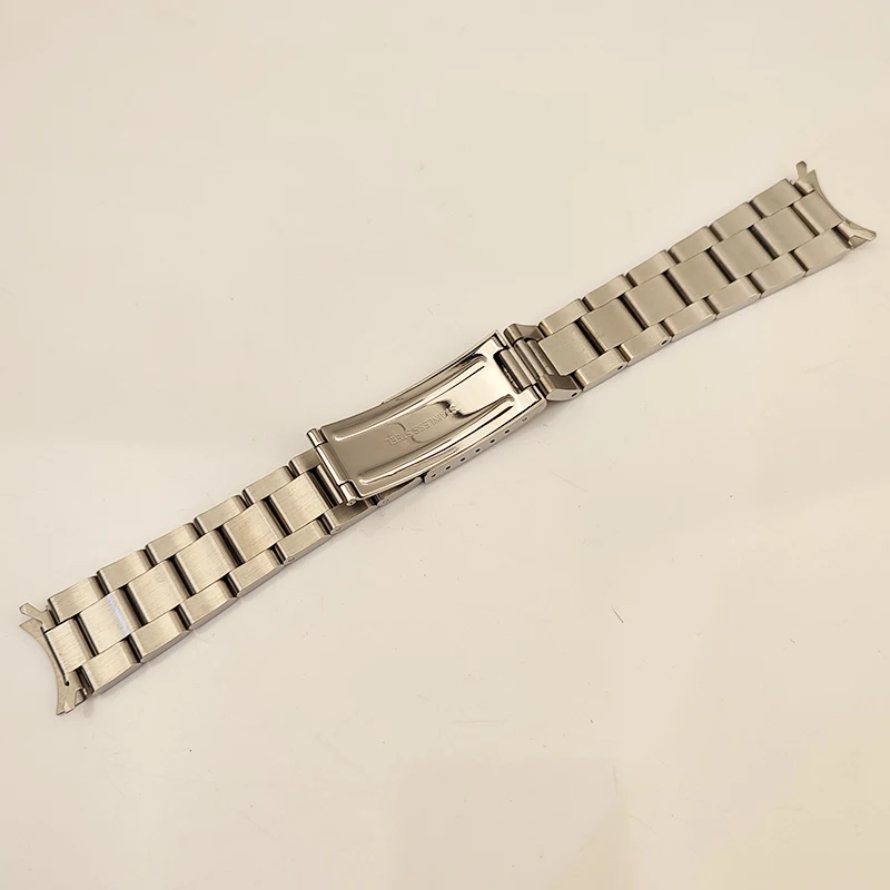 Bracelet de montre en acier inoxydable pour SeATM 5, SNXSCafe K1, SNXS75, SNXS77, SNXS79K1, SNX79J1, extrémité incurvée creuse, liens à vis solides, bracelet de montre