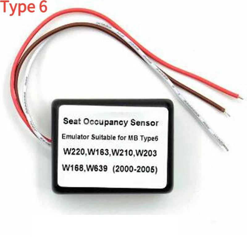 Seat Occupancy Occupation Sensor SRS Emulator for Mercedes-Benz Type1/Type2/Type3/Type4/Type6 for W204 W211 W104 W230 X164 Etc