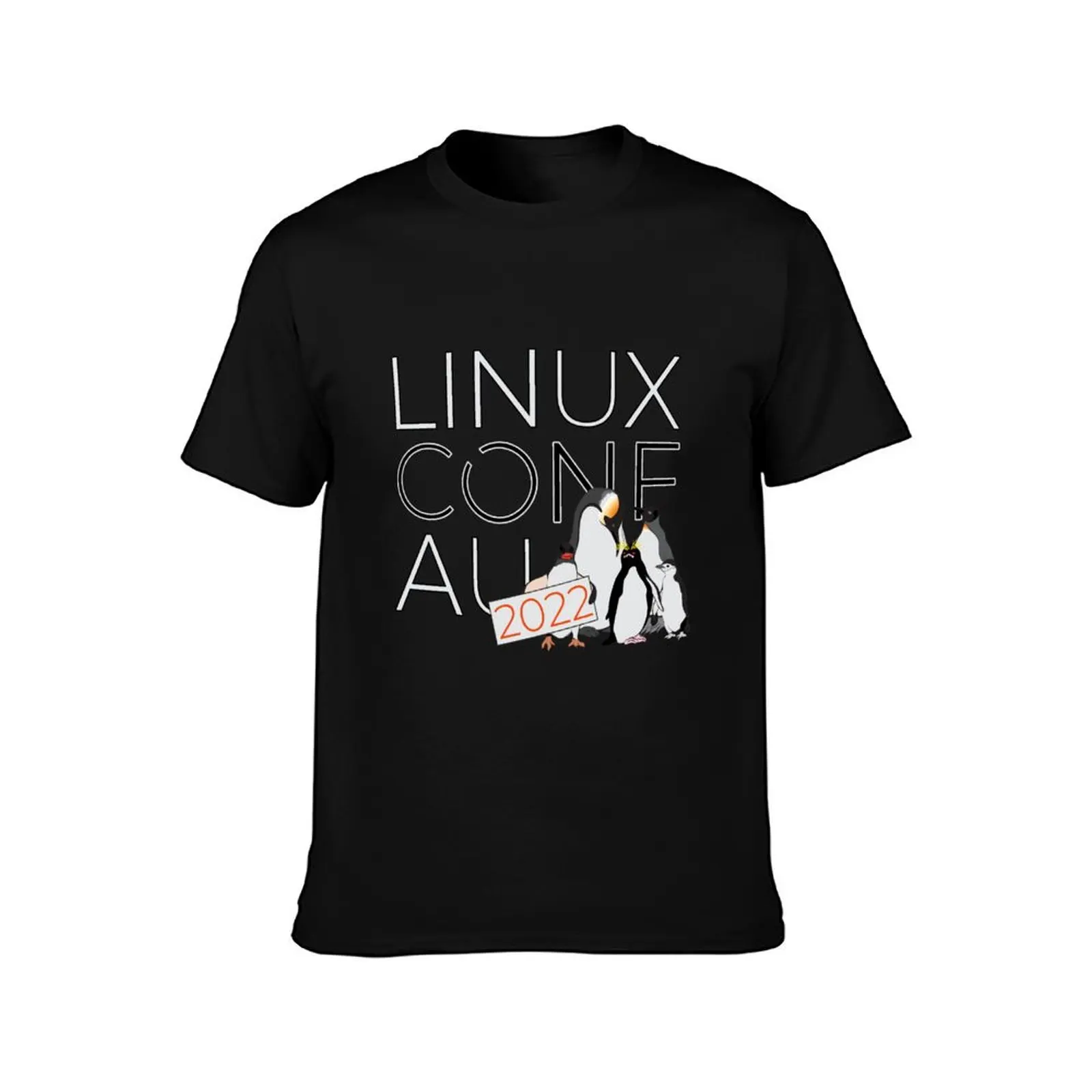 linux.conf.au 2022 Community T-Shirt Basic Breathable Solid Color T-Shirt