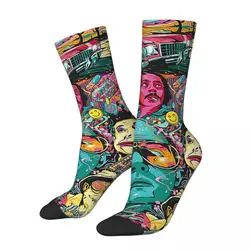 Fear And lothing In Las Vegas Art Socks Harajuku calze assorbenti per il sudore calze lunghe per tutte le stagioni accessori per regali Unisex