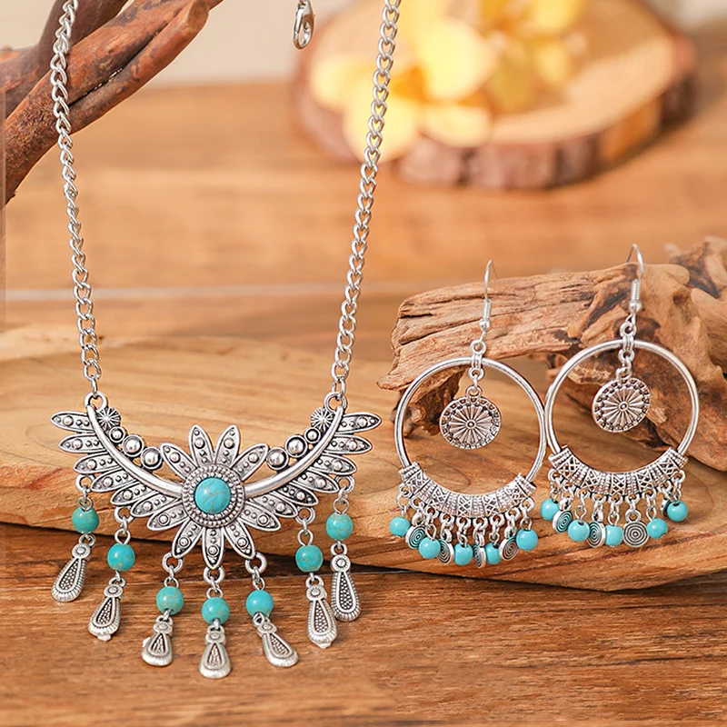 Ethnic Silver Color… - image
