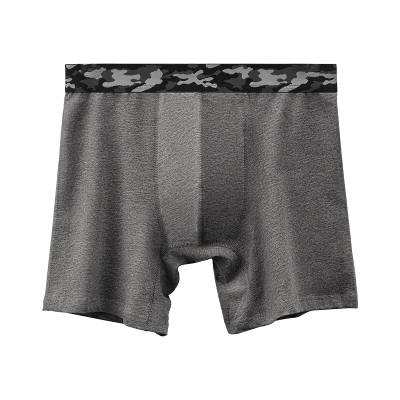 5 قطع سراويل داخلية للرجال مقاس كبير، شقوق قطنية مضادة للتآكل، سراويل رياضية سمينة، أصفاد مسطحة، سراويل ضيقة شبابية قابلة للتنفس