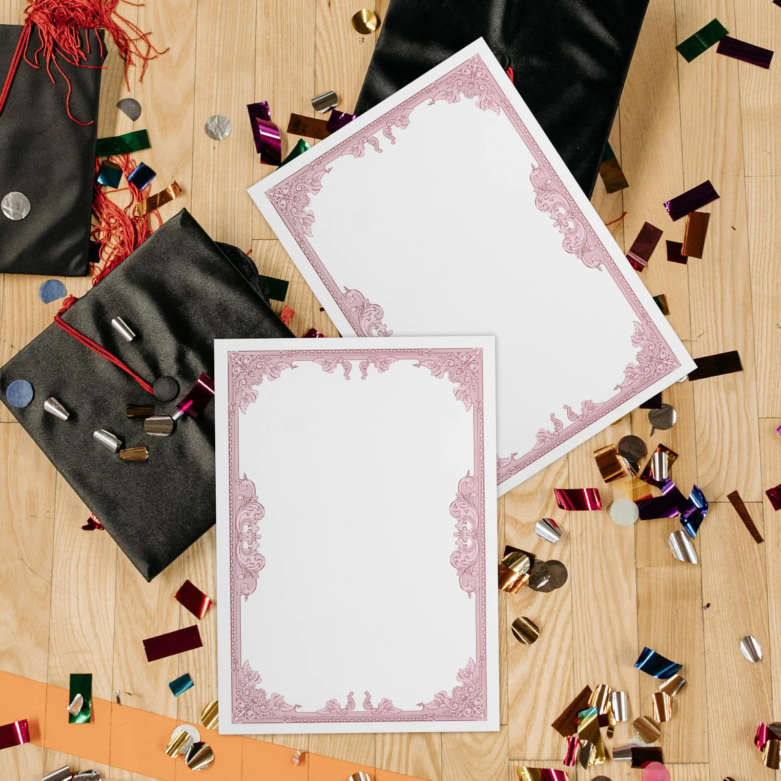 

30Pcs Award Certificates Paper Writable Blank Diplomas Business Gift Ceremonies Academic Honors Decorative Certificate Paper