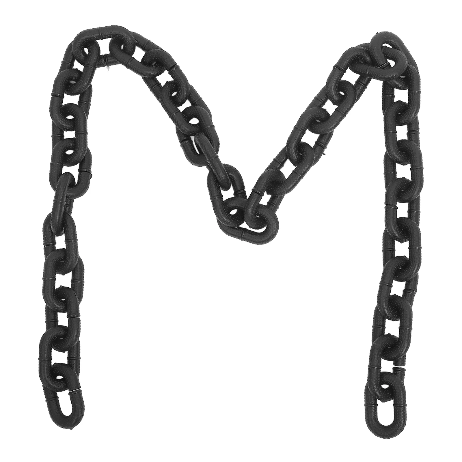 

Simulated Iron Chain Decoration High Realism PVC Dog Chains Large Dogs Halloween Plastic Decorative Props Funny Leash Pirate