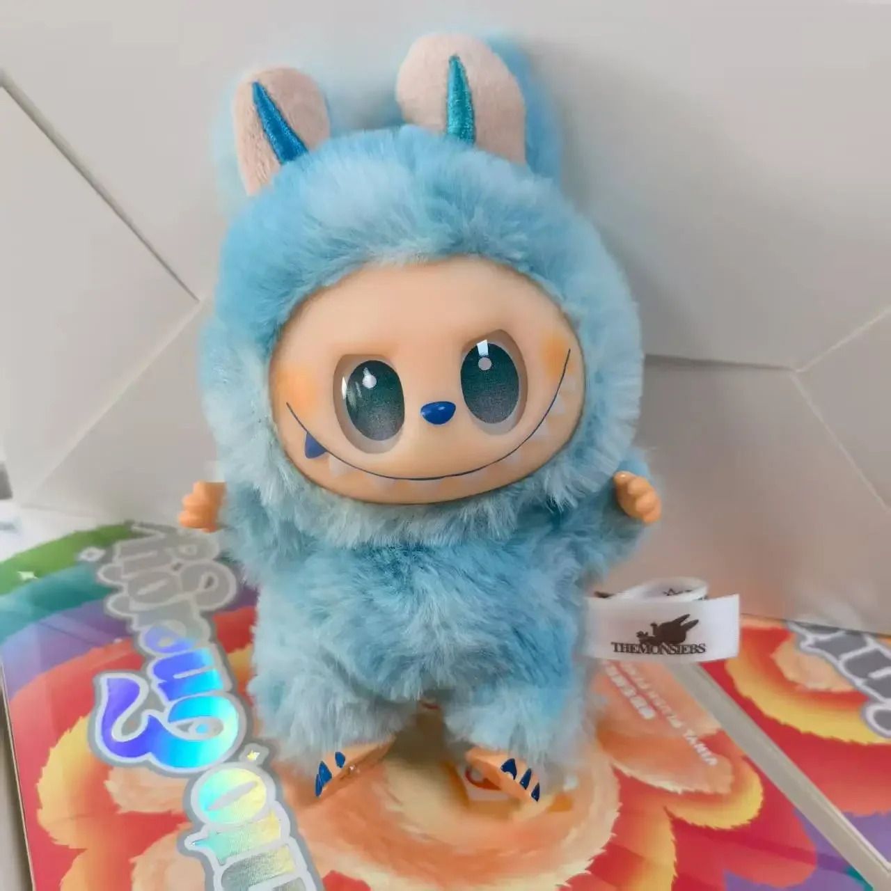 دمية بوبو من القطيفة ذات وجه فينيل عالي القيمة [الجيل الثالث] حقيبة أعمى، زخرفة سيارة بوبو الكرتونية الجميلة، ألعاب قلادة سلسلة المفاتيح.