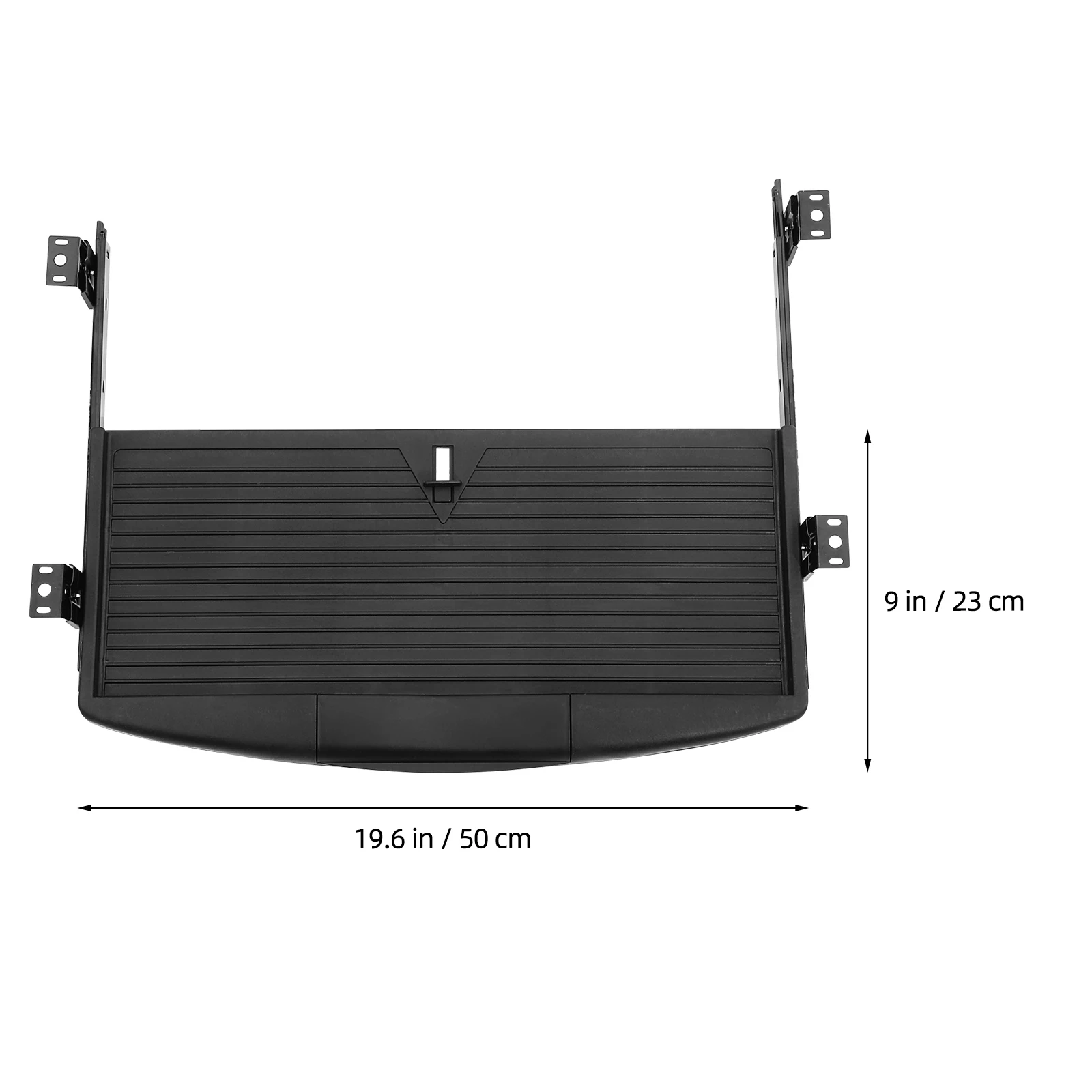 Imagem -02 - sob a Mesa Placa de Armazenamento de Teclado Gaveta Escondida Bandeja de Teclado Suporte de Teclado de Escritório Slide Out Organizador de Teclado 52.5x23cm 1