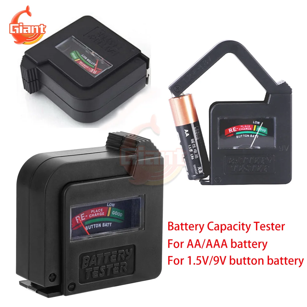 Battery Tester Pointer Type Battery Capacity Tester High-precision Battery Voltage Tester Universal Battery Capacity Analyzer