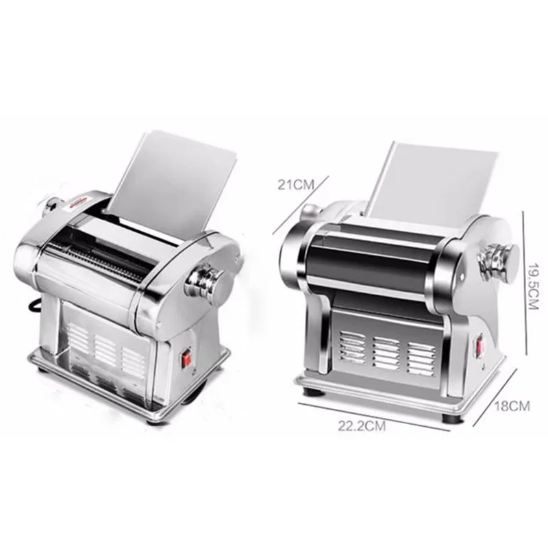 

Small Household Pasta Machine Noodles Maker Stainless Steel Noodle Cutter Electric Automatic Dough Rolling Machine Dumpling Mac