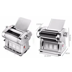 Small  Household Pasta Machine Noodles Maker Stainless Steel Noodle Cutter Electric Automatic Dough Rolling Machine Dumpling Mac