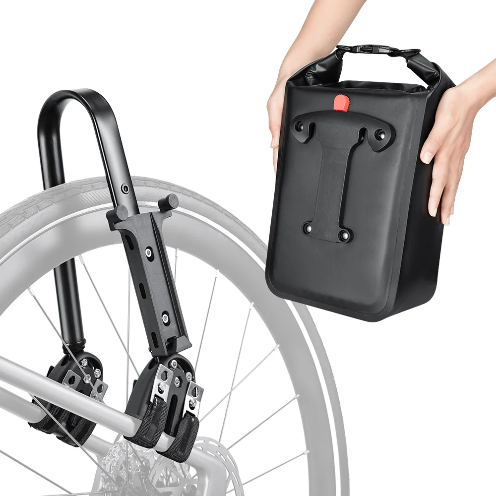 Einstellbare Aluminium Legierung Fahrrad Gepäck Träger Kies Fahrrad Universal Fahrrad Hinten Regal Gabel Regal Tasche Für Bikepacking – Detail 18