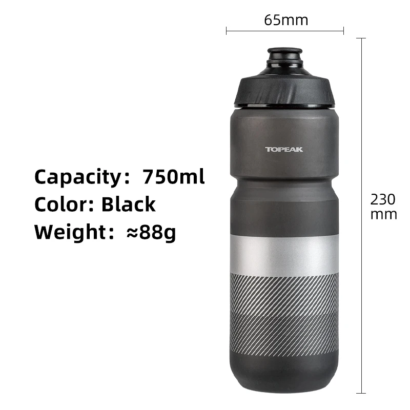 Topeak Fietsen Waterfles 650/750 ml lekvrije Samendrukbare MTB Racefiets Waterfles PP5 Outdoor Sport Fiets waterkoker