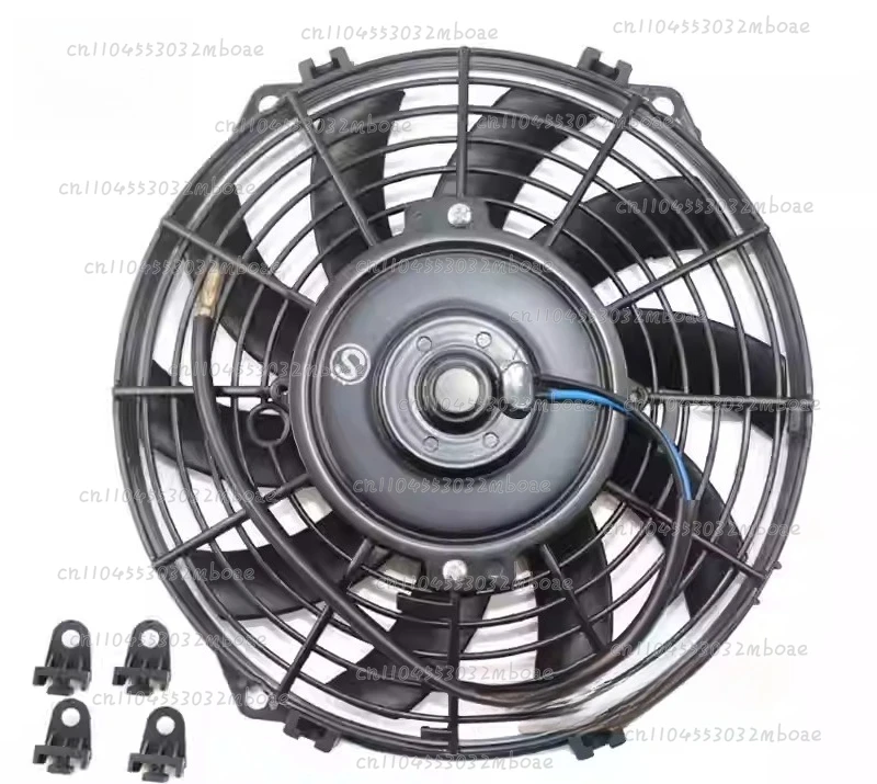 Automobile Air Conditioner Cooling Fan 8,9,10,12,14 Inch 80W 12V/24V Electronic A/C Fan 8,9,10,12,14 Inch