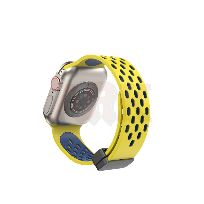 Correa para Apple watch ultra band, pulsera magnética de silicona de 49mm, 44mm, 45mm, 41mm, 40mm, 42mm, 38mm, 45mm, iWatch Series 8 se 7 6 5 3