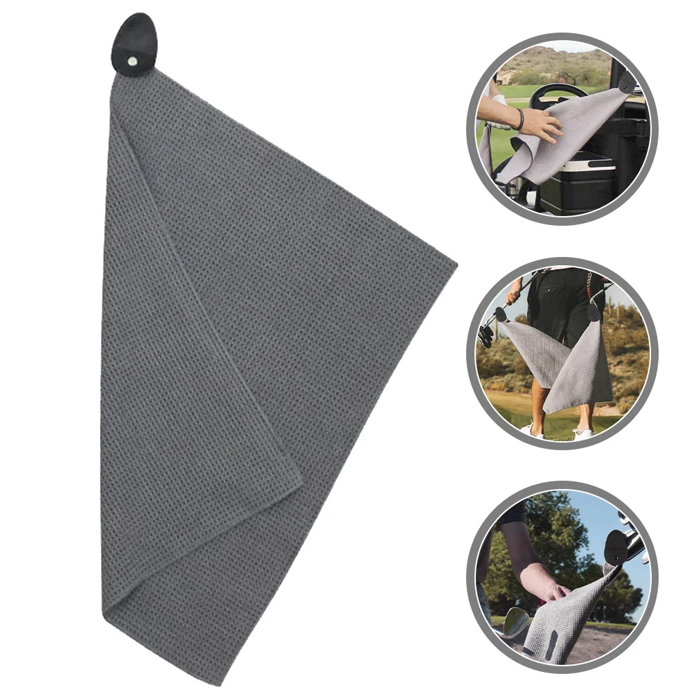 منشفة مسح مغناطيسية فعالة لسطح تنظيف مقاوم للخدش لكرات الجولف القذرة سهلة الحمل في الهواء الطلق #4