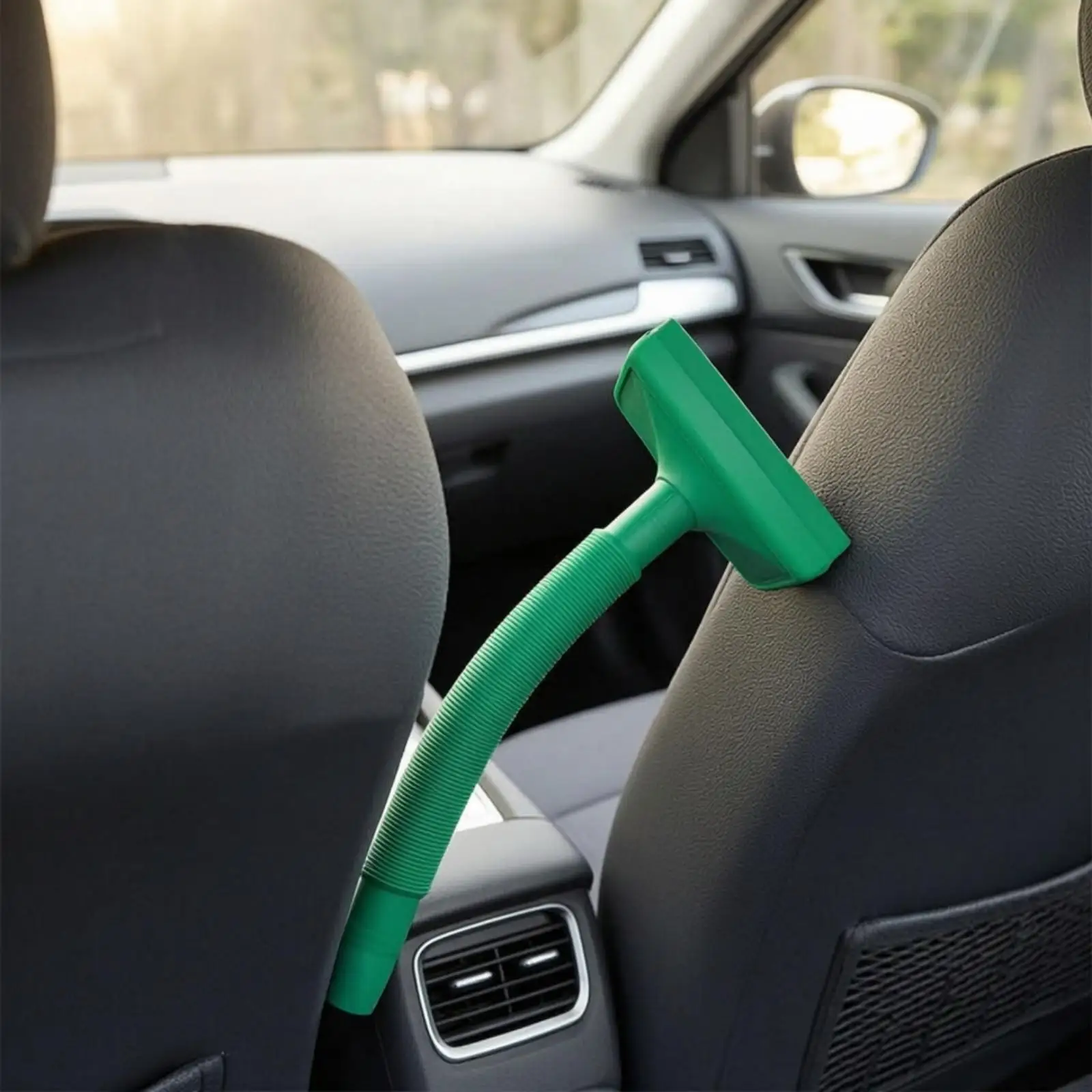 Car Vent Cooler Air Deflector Guide Tube with Bendable Hose for Seat Console