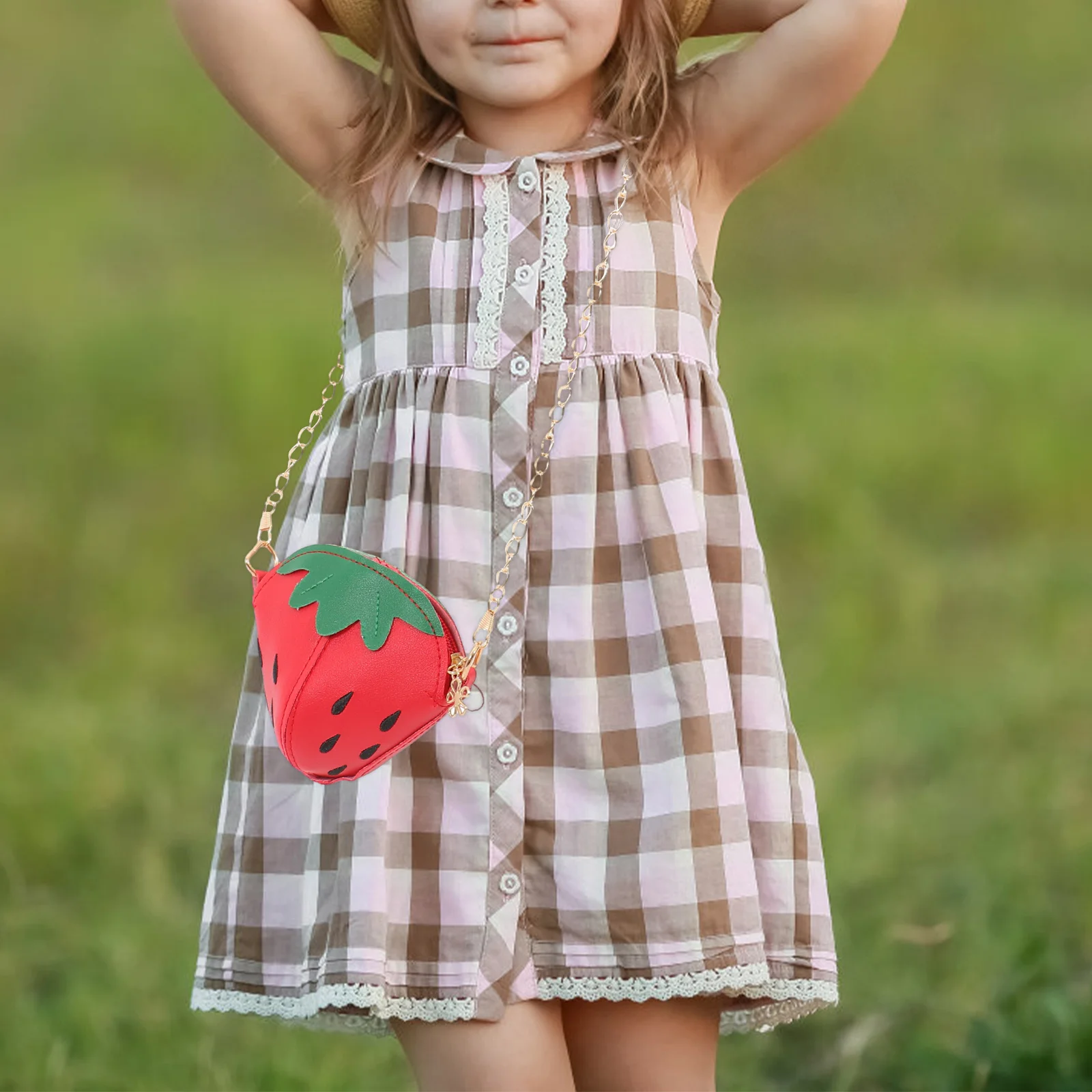 Borse a tracolla con cartoni animati di frutta fragola Borsa a tracolla con frutta Borsa a tracolla Accessori funzionali