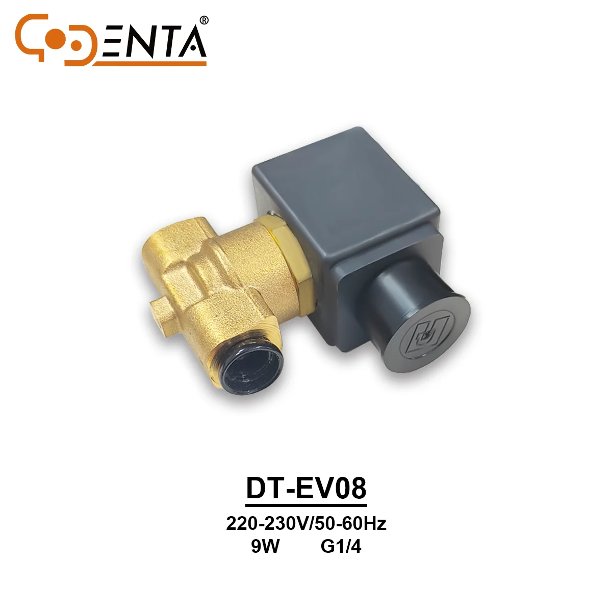 1/4 Inch Solenoid Valve With Parker ZB09 Coil 9W 220-230V 50-60Hz Replacement Spare Parts Compatible For BLACK&DECKER Steam Equi