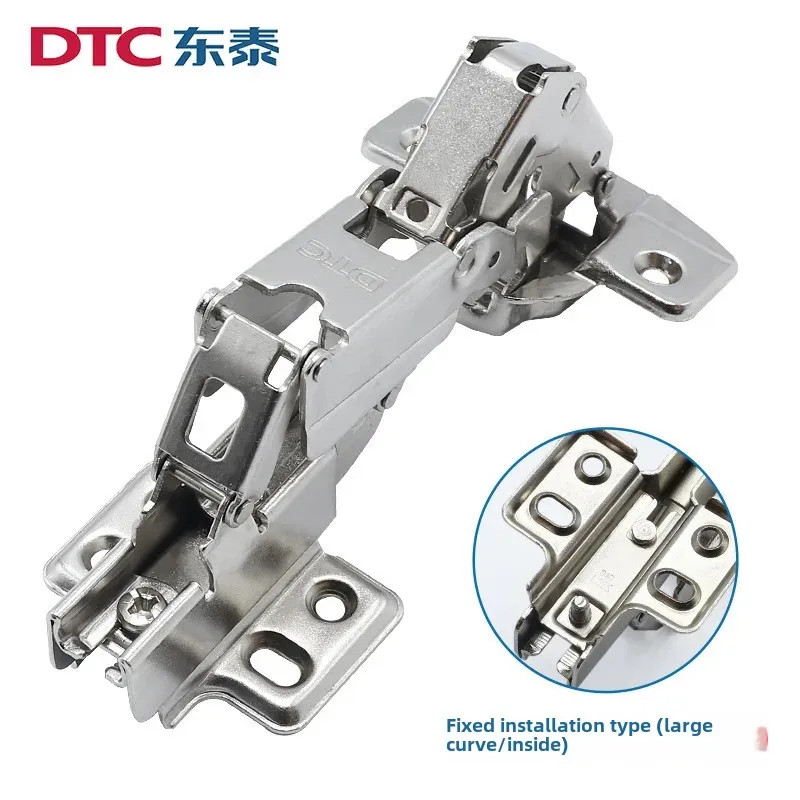 DTC East Thailand 165 Degree Large Angle Dampening Hinge Wardrobe Cabinet Turning Hardware Accessories Wholesale Steel Material