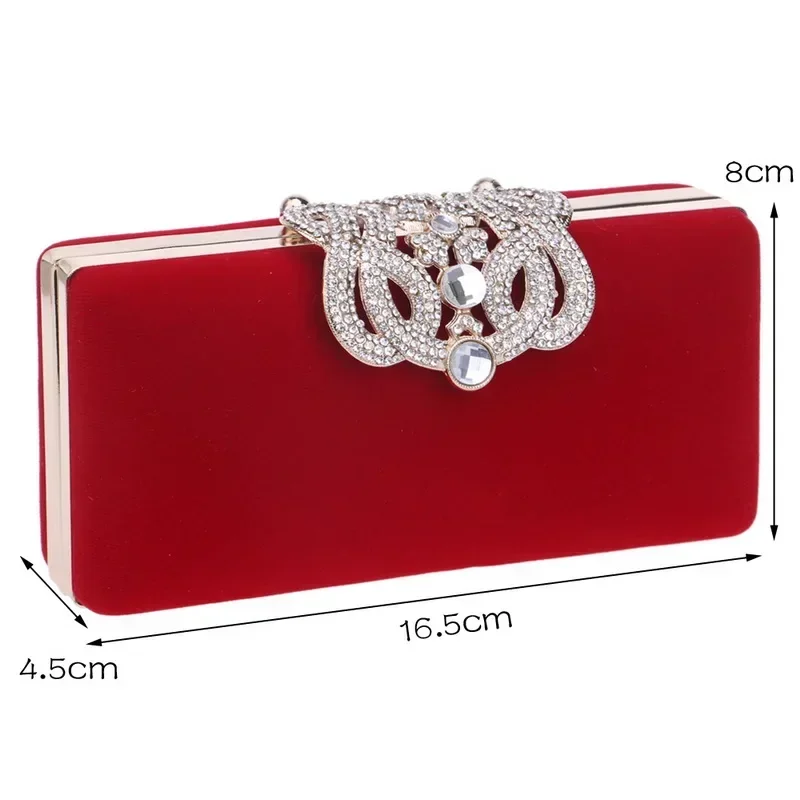 Clutch evening bags Crown rhinestones evening bags purse  shoulder bag for wedding Diamonds Lady Purse Mini Evening Bags