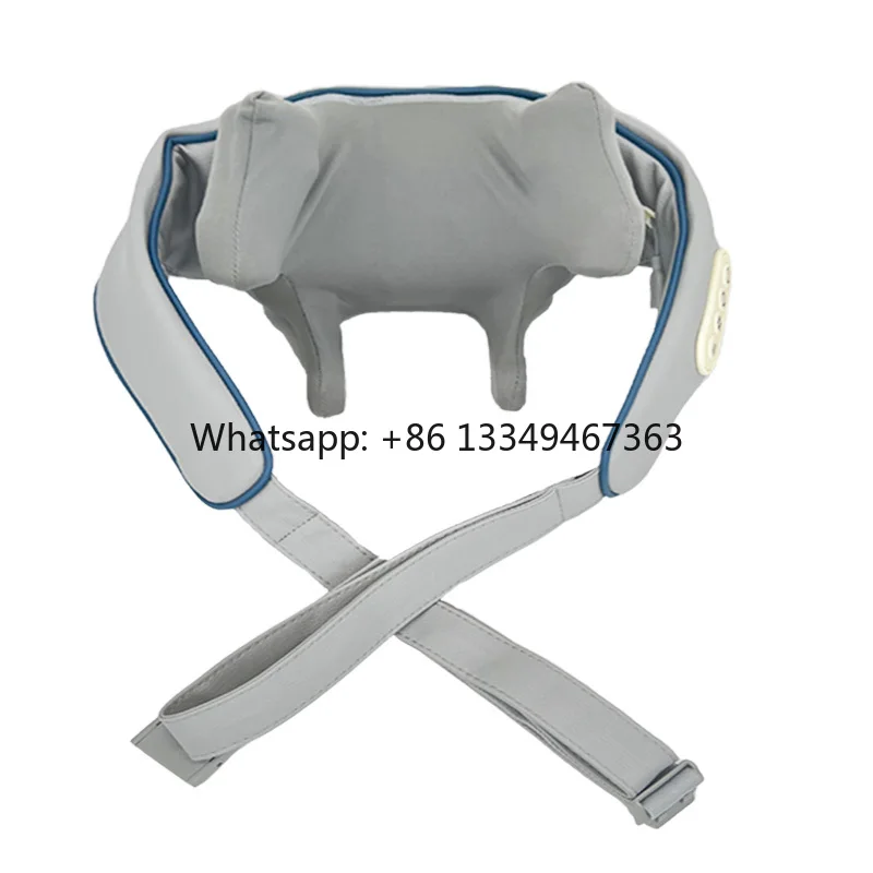 

Электрический массажный пояс для шеи и плеч с инфракрасной терапией и функцией шиацу, массажер для шейного отдела позвоночника с функцией разминания