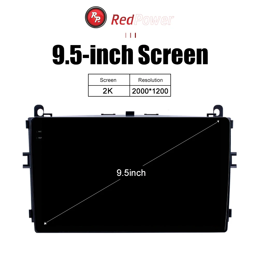 Car Radio redpower HI-FI for BAIC E130 E150 EV160 EV200 Senova d20 2016-2017 DVD player screen Android 2 Din