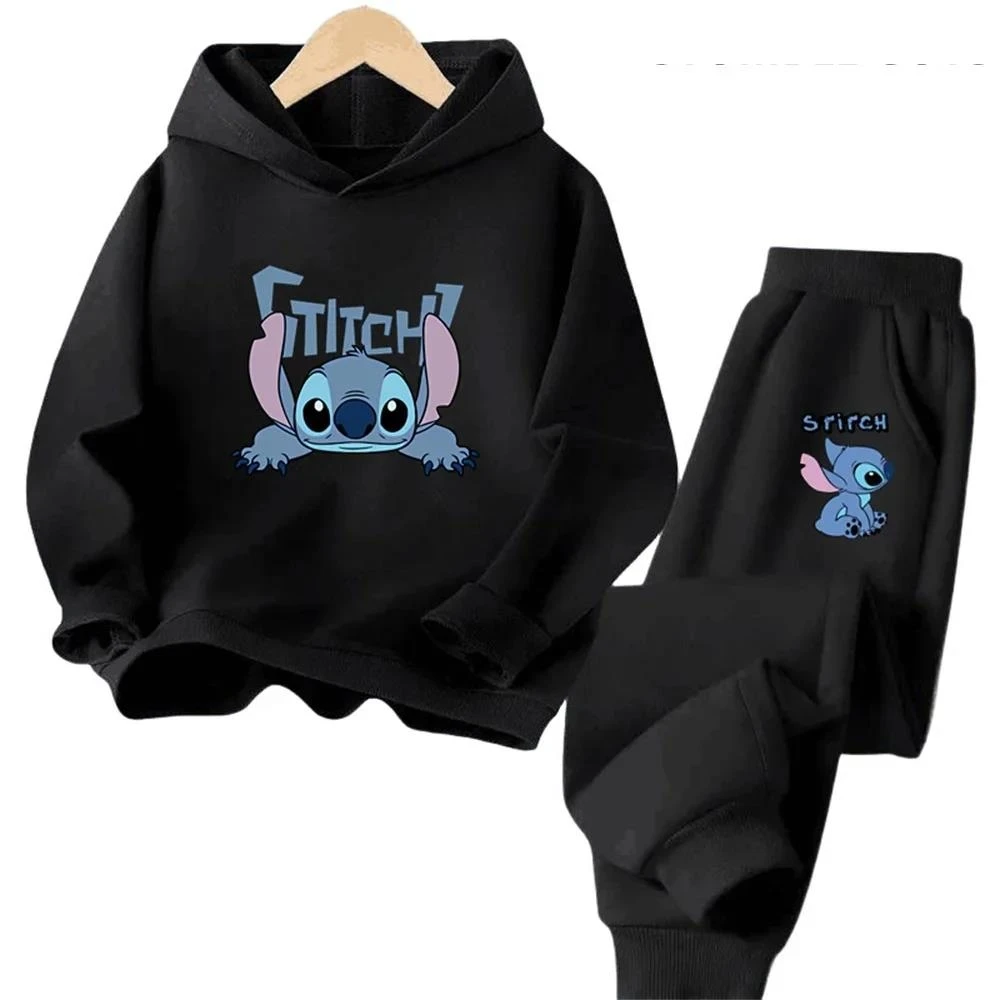 

Kids Boys Stitch Hoodies Baby Long Sleeve Sweatshirt Children Autumn Stitch Sweatshirt 3-14 Years Boys Trucksuit Girl Streetwear