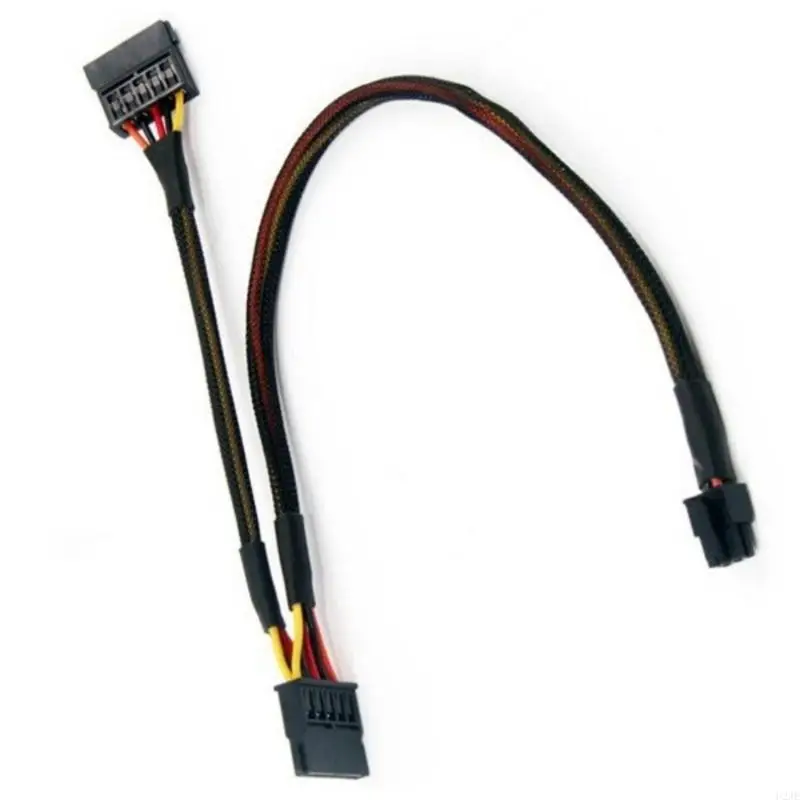 U2JE MINI 6PIN เป็นสองเท่า 15PIN POWER CABLE ที่เข้ากันได้ 3668 3650 3268 3660 MAINBOARDS