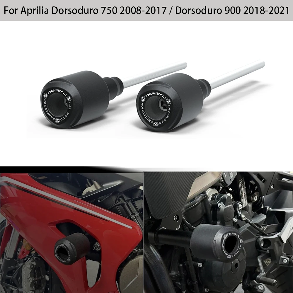 

For Aprilia Dorsoduro 750 900 Frame Sliders Crash Protector Motorcycle Falling Protection Pad 2008-2021