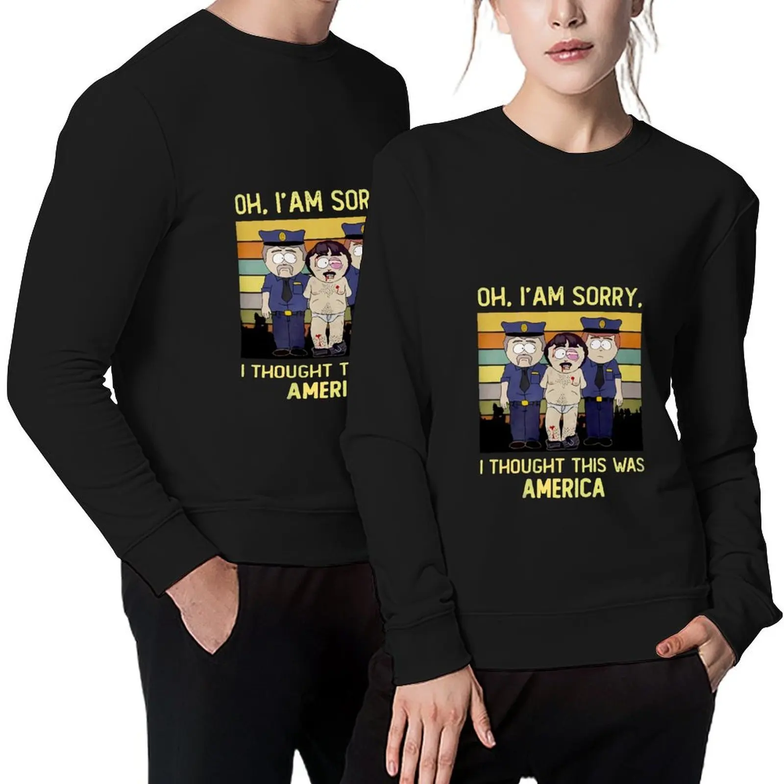 

Randy Marsh oh im Sorry i Thought This was America Vintage Pullover men clothes fashion men men's clothing sweatshirt male