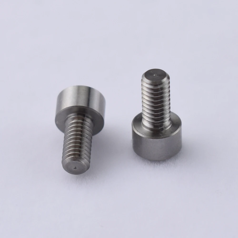 1 Set (3 Pieces) Titanium Alloy Electric Guitar Tremolo System Bridge Locking Nut Screws - Made in Japan