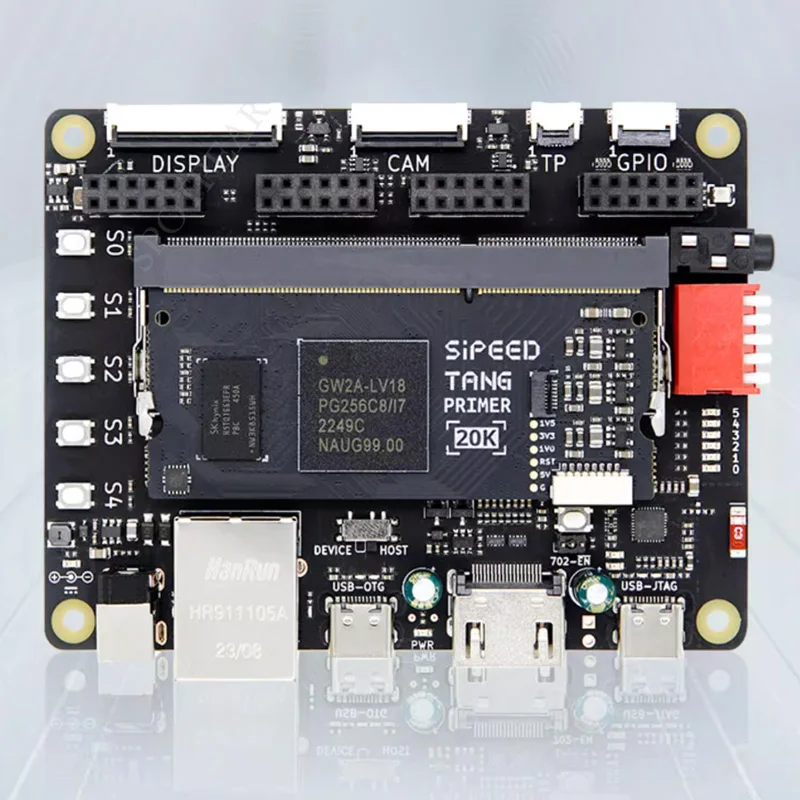 Imagem -04 - Placa de Desenvolvimento Sipeed Fpga Tang Primer 20k Dock Lite 128m Ddr3 Gw2a-lv18pg256c8 i7