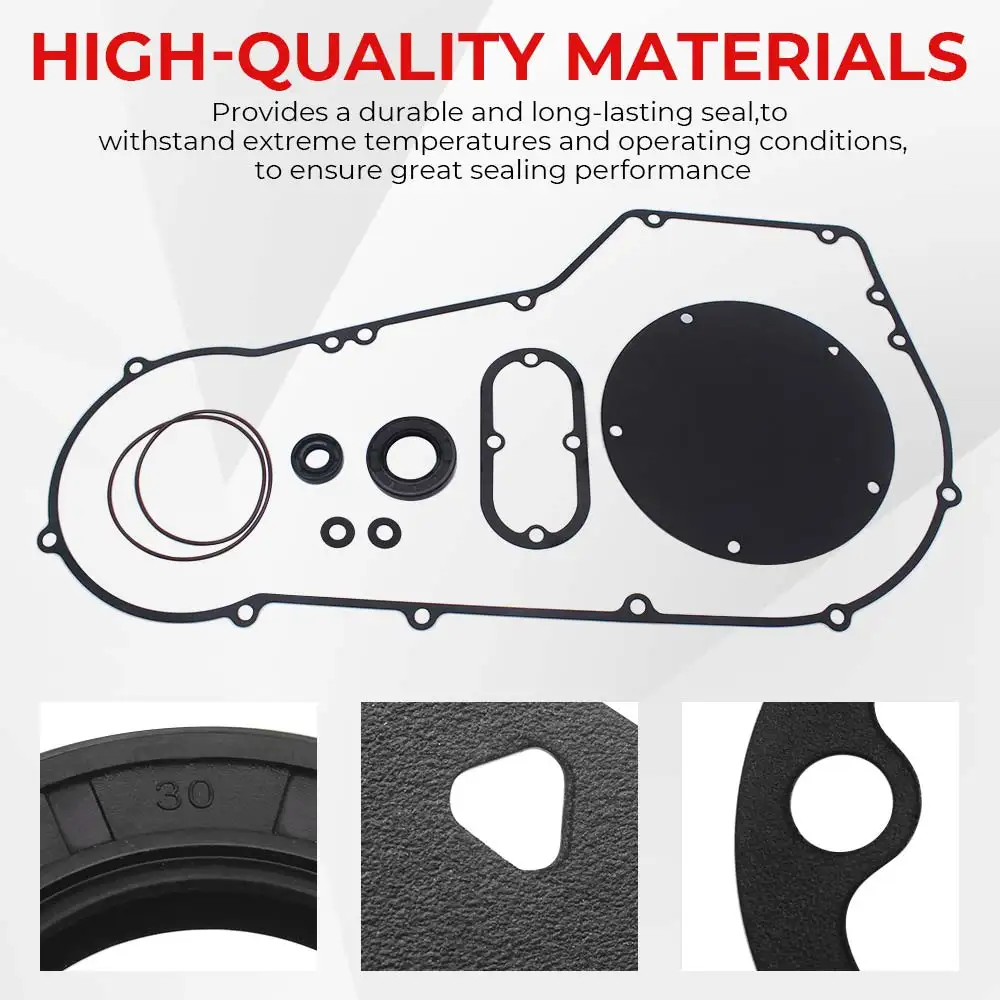 Engine Primary Clutch Cover Gasket Seal Kit Motorcycle Case Gasket Set For Harley Dyna Softail Fat Boy Low Rider S 1994-06