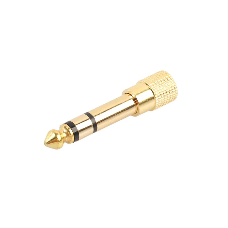 6 35 mm Male to 3 5 mm Female Headphone Adapter Wear-resistant Jack Converter Audio Plug Gold Plating Process Power Amplifier