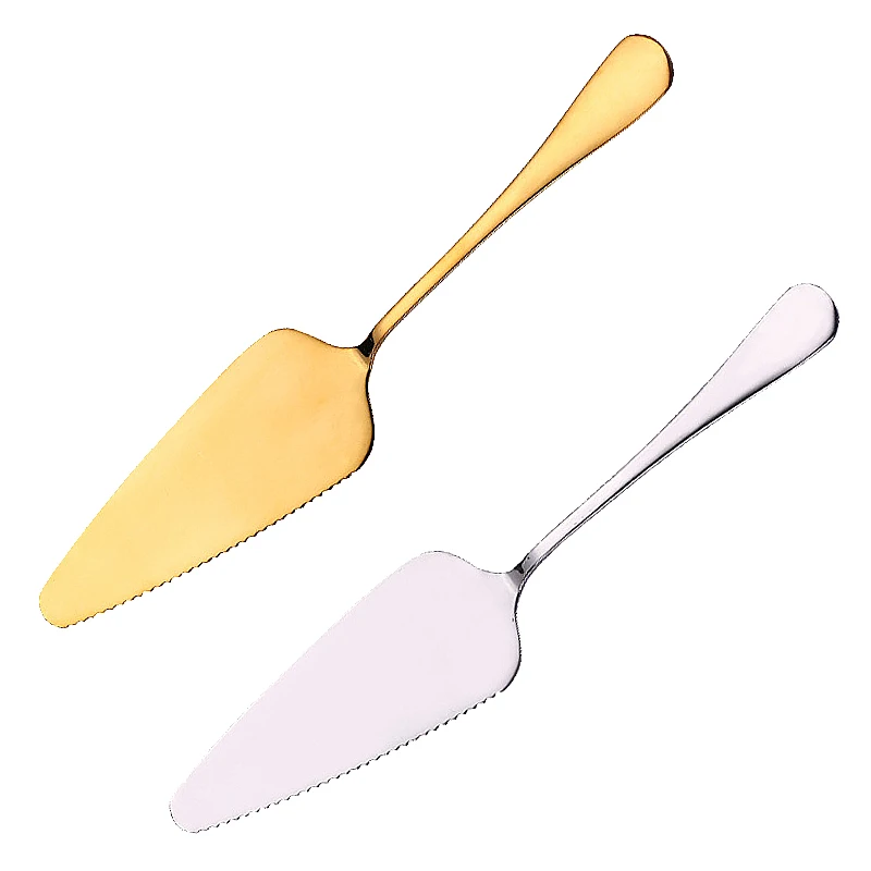 1PC Stainless Steel Cake Spatula Bakeware Cheese Shovel Knife Multi-Use Household Pizza Cutter Waffle & Cookies Tool