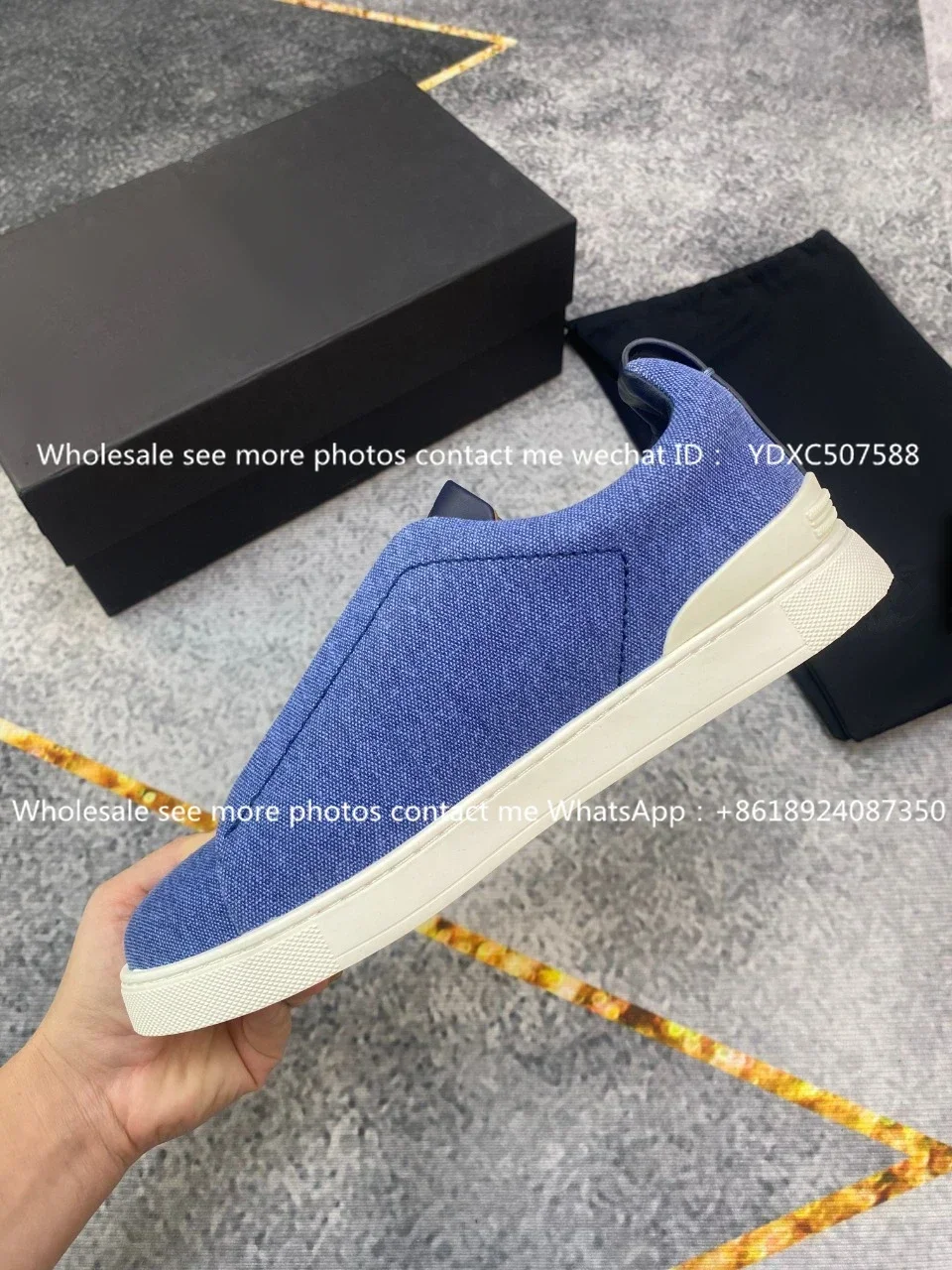 blue canvas