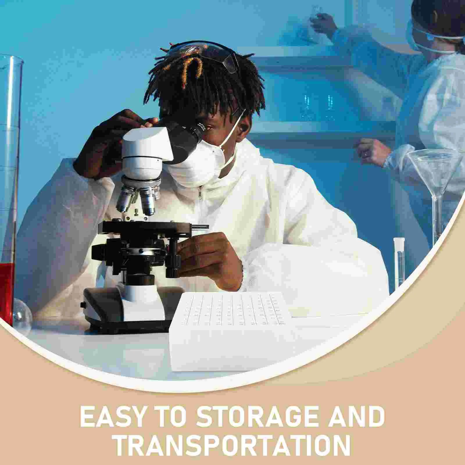 Cold Storage Tube Box Holder Microsmall Test Rack Vial Plastic Microcentrifuge Clear Tubes Lab Racks