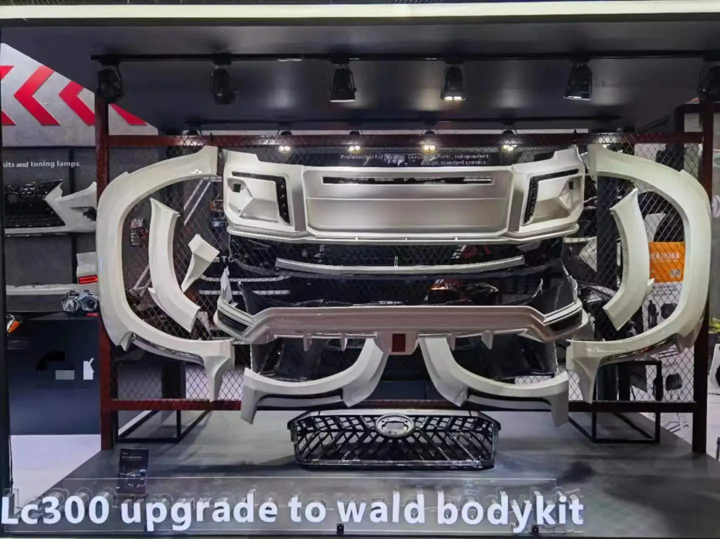 Style Body Kit for Land Cruiser LC300 2021-2025 Front Rear Bumper Side Skirts Spoiler and Fender Flares Upgrade 2