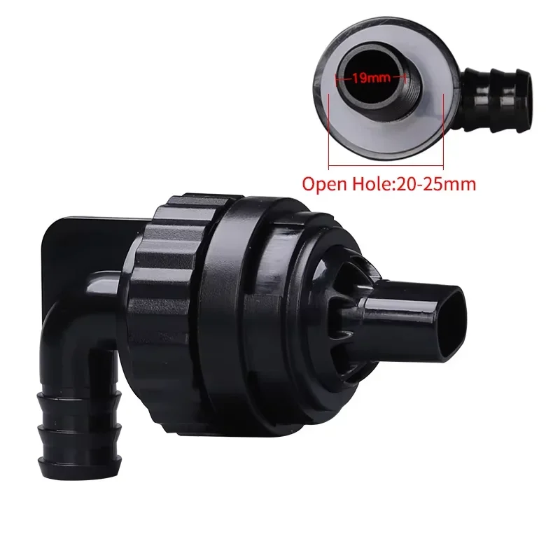 PVC Fish Tank Rotating Water Outlet Overflow Area Water Outlet Sea Tank Water Outlet Universal Nozzle Fish Tank Nozzle