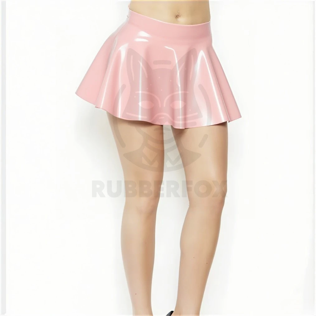 

Резиновая юбка женская латексная мини-расклешенная юбка стильная сексуальная детская розовая короткая юбка вечерние резиновая клубная одежда ручной работы по индивидуальному заказу