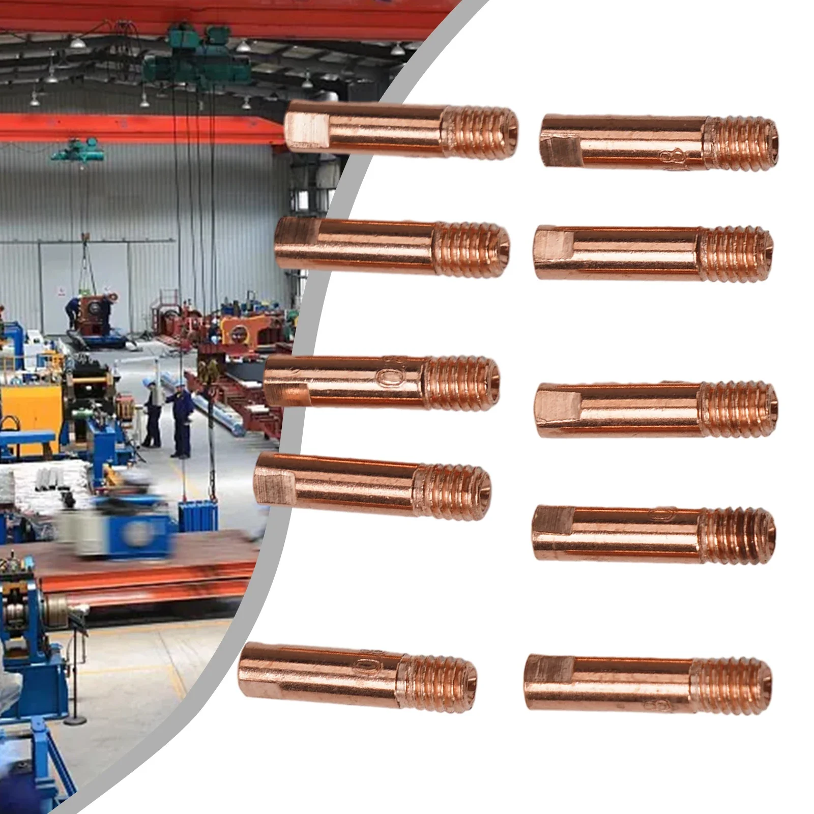 Professional Accessory Welding Tools Nozzles Welding Torch Contact Tip M6 Thread Welding Nozzles Welding Torch