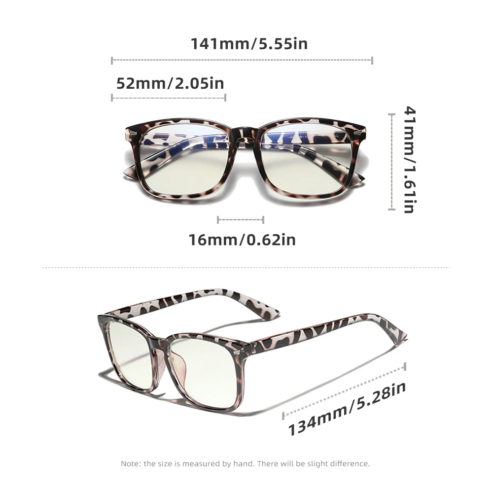 KINGSEVEN Blue Light Blocking Rectangle Glasses Transparent Men/Women 99% Anti-Blue Ray Eyewear Students Ultralight Eyeglasses