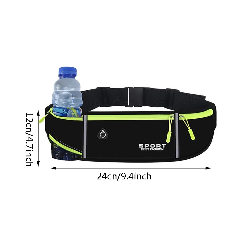 Sports Fanny Pack Women Running Waist Bag Men Belt bag Phone Gym Bag Water Hydration Backpack Running Accessories