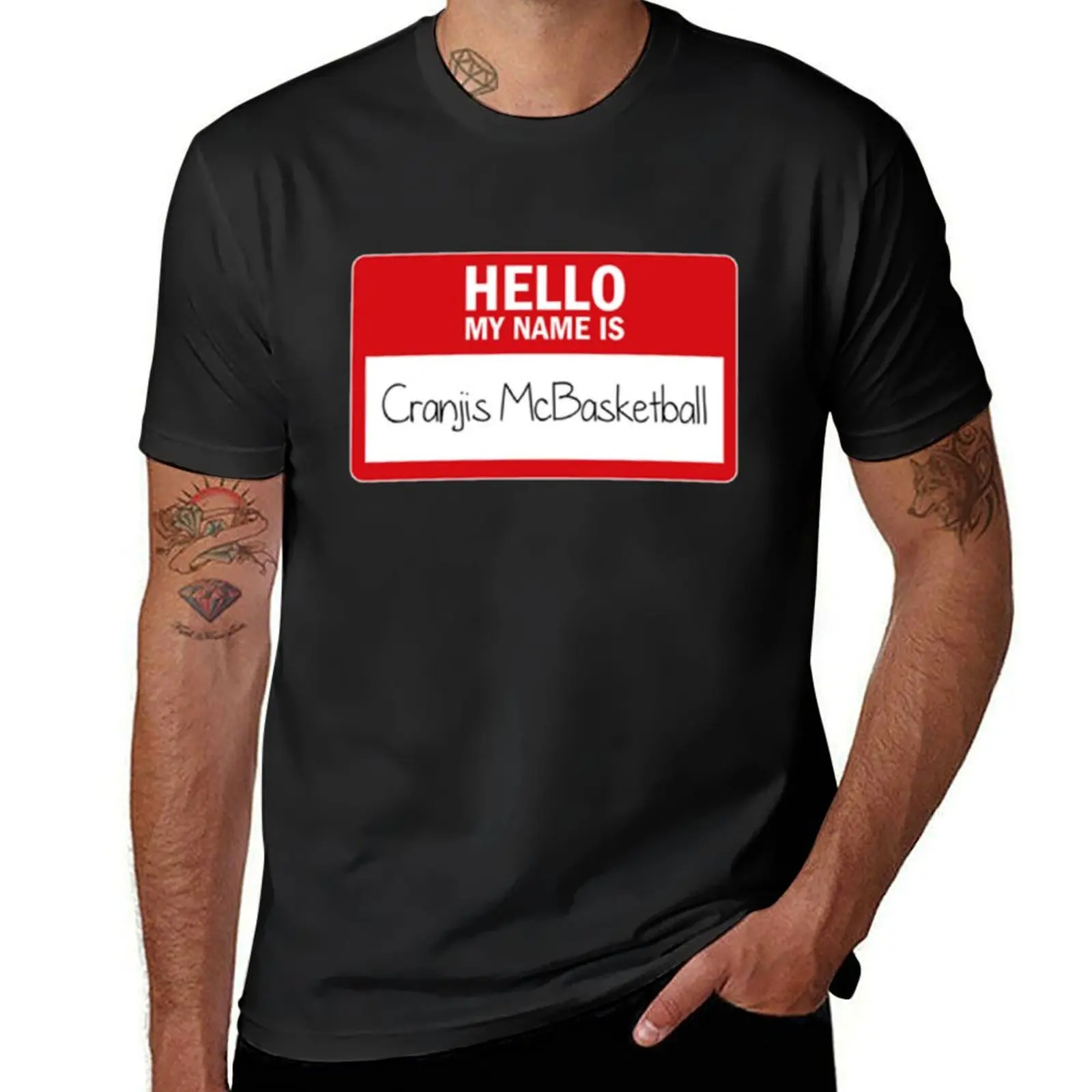 Impractical Jokers Cranjis McBasketball T-Shirt summer tops heavyweights cute clothes graphics mens big and tall t shirts