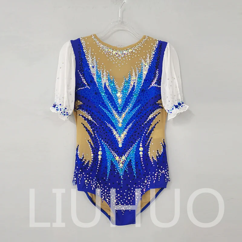 LIUHUO Rhythmic Gymnastics Leotard Competitive Cheerleading Performance For Children